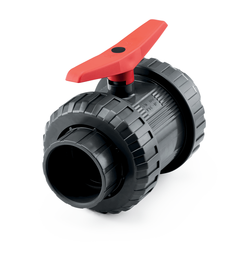 Jandy Hd Ball Valve Double Union 2" Gray PVC - BVDU020