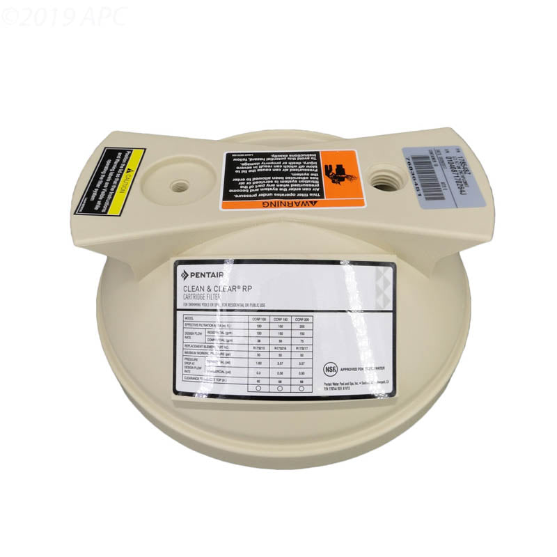 Pentair Clean & Clear Filter Lid 100 sf - 178548Z