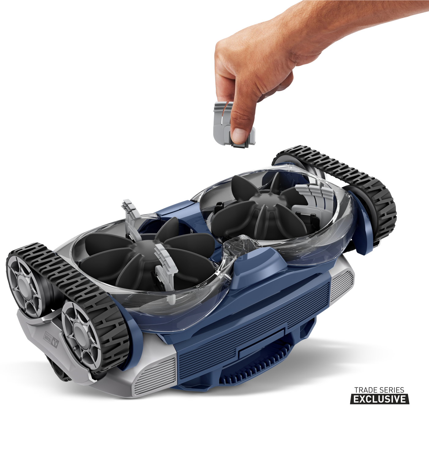 Polaris FSATLAS Suction Side Active Scrubbing Pool Cleaner for In-Ground Pools