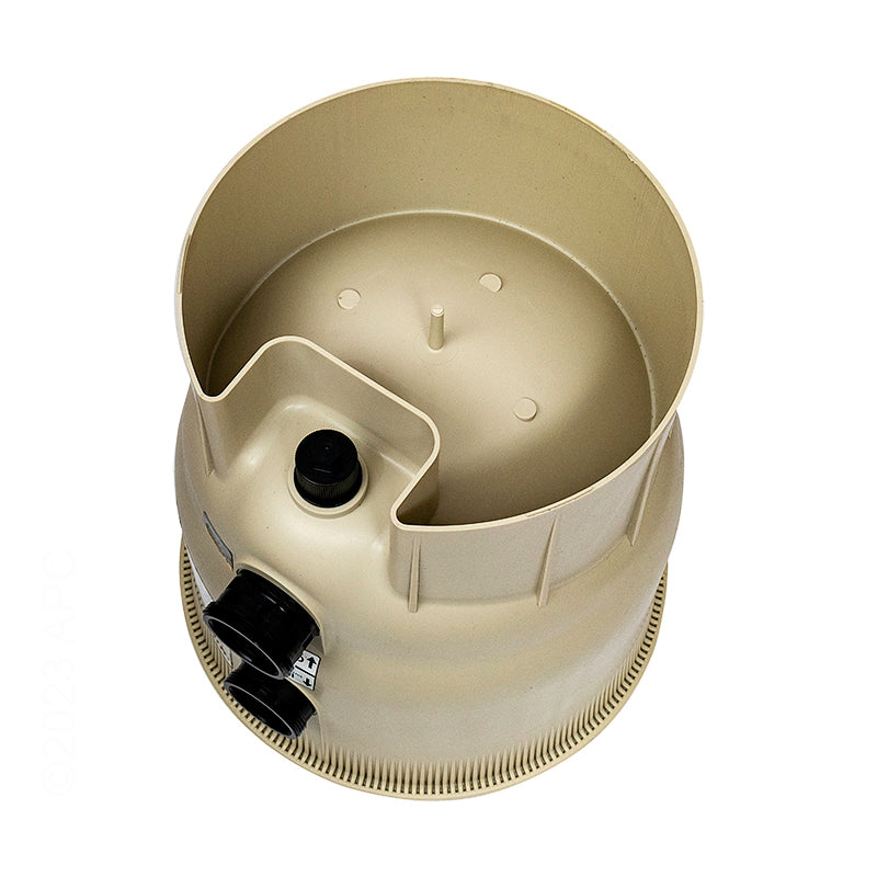 Pentair Bottom Assembly Quad DE Replacement w/Drain Plug - 195999