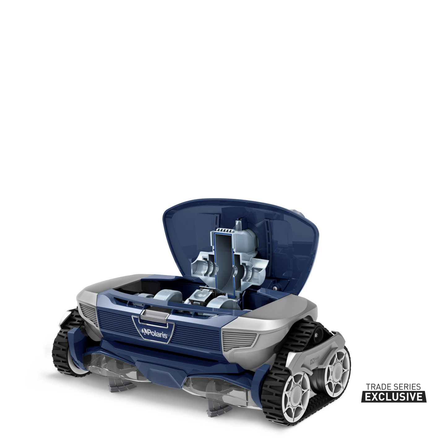 Polaris FSATLAS Suction Side Active Scrubbing Pool Cleaner for In-Ground Pools