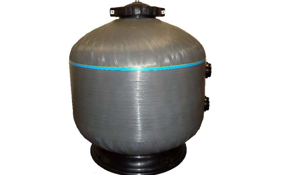 Waterco 22207368R 7.1 SqFt HRVR 36" Sand Filter with 2" Bulkhead Connector and 7.5" Port Spacing