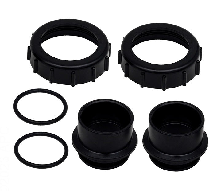 Pentair® 270100Z 2" x 2.5" Black Valve Adapter Kit for Quad D.E. Filter/FNS Plus Filter/Clean & Clear® Plus Filter