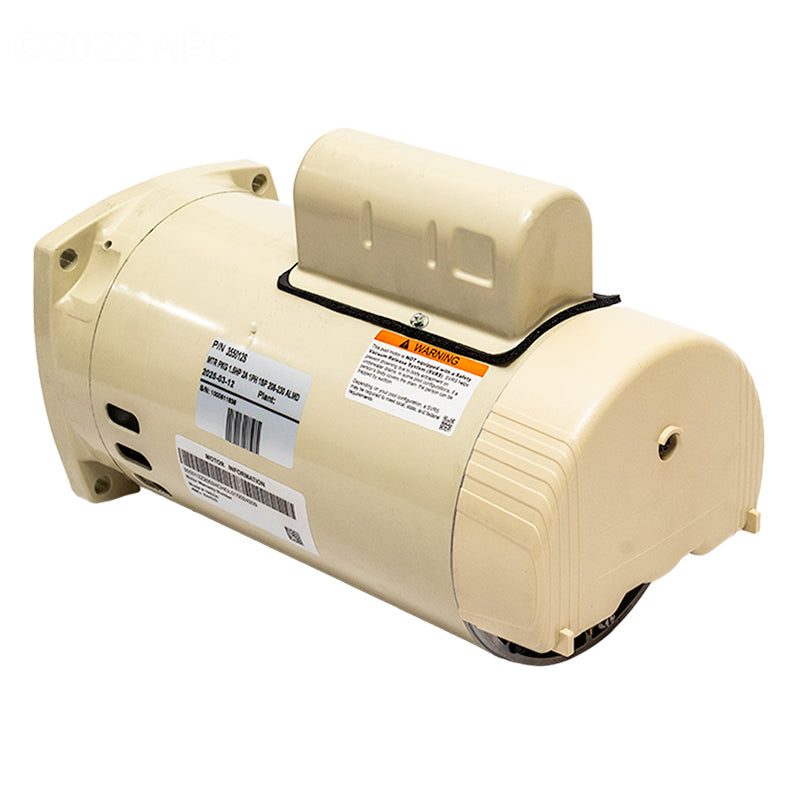 Pentair 355012S Square Flange Motor 1.5HP Energy Efficient 230V Almond