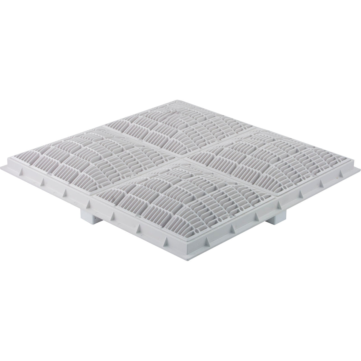 Waterway Suction Cover & Frame 24"x24" White - 640-4760 V