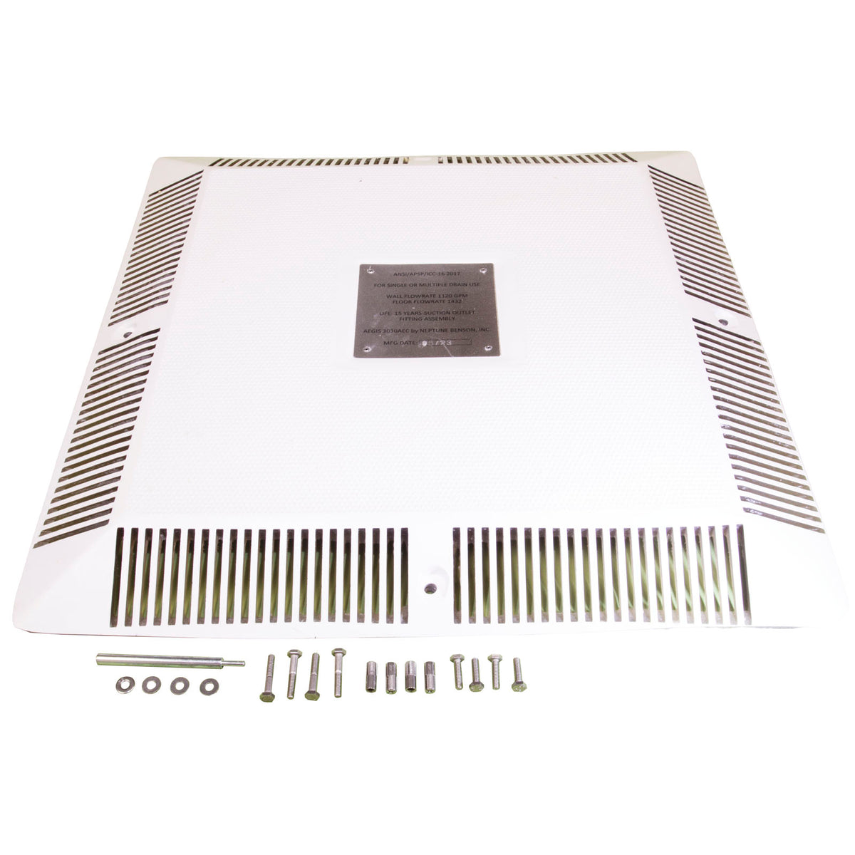 Neptune-Benson Main Drain Cover Vgb 1000-6866 3030AEC 30"x30" - 1000-6866 - 1004-3053