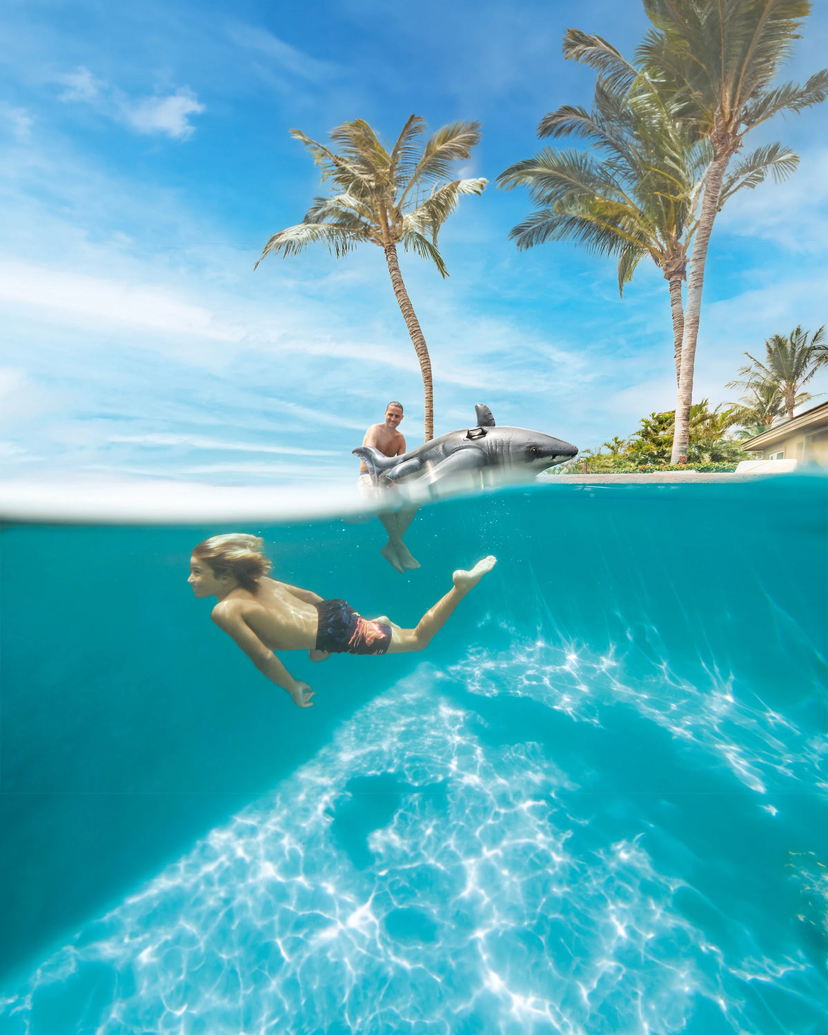 Intex Great White Shark Ride-On - 57525EP