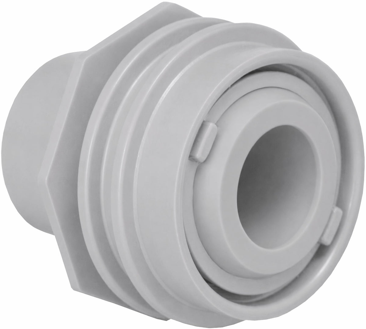 AquaStar Pool Products Gray Flush-Mount Return Fitting 1"S/1.5"SPG .5" Eye Lt - 303C
