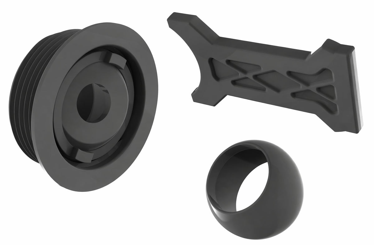AquaStar Pool Products Flush Retrofit Eyeball Dark Gray - JO105