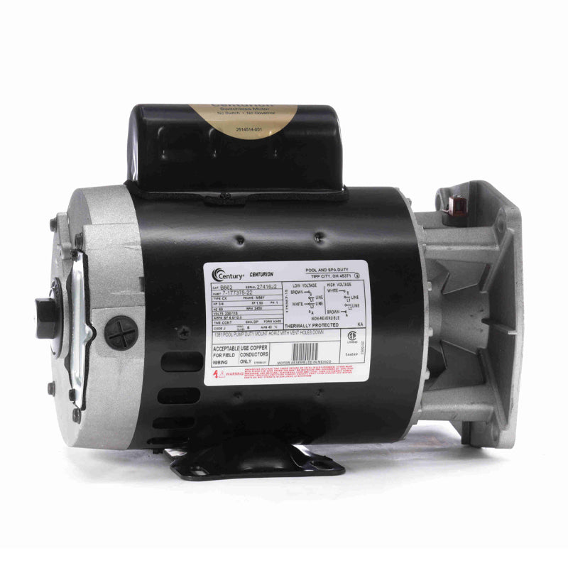 Century Uniseal Arneson Pool Sweep Motor 3/4HP - B662