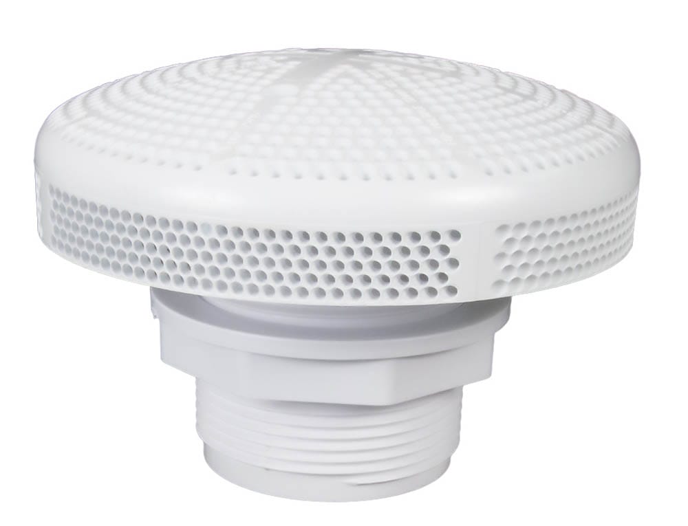 CMP 2" Socket VGB Fiberglass Main Drain, White | 25215-000-000