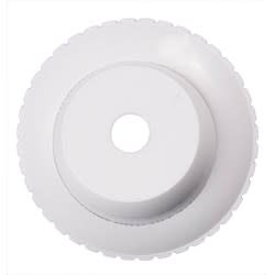 CMP 1-1/2" MIP Directional Flow Outlet Fitting, ⅜" Eyeball, White | 25552-100-000