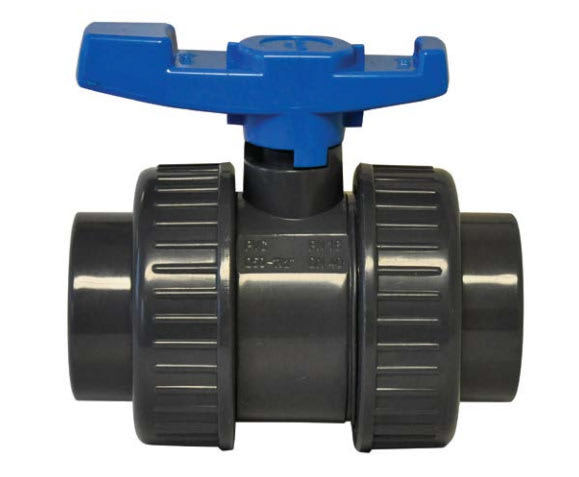 Westlake Pipe & Fittings True Union Ball Valve 2" Gray PVC Economy - V20801N
