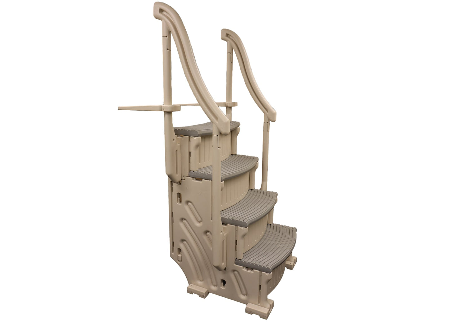 Confer Curve Base In-Pool 4 Step for A/G Pool, Beige | CCX-AG