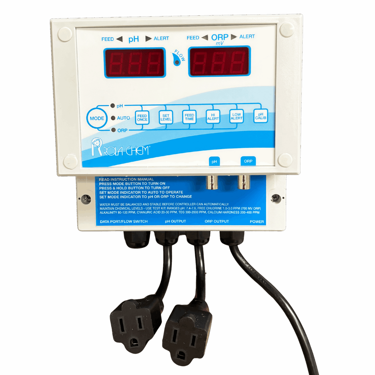 Rola-Chem Digital Orp/Ph Controller w/ Flow Switch - 554000