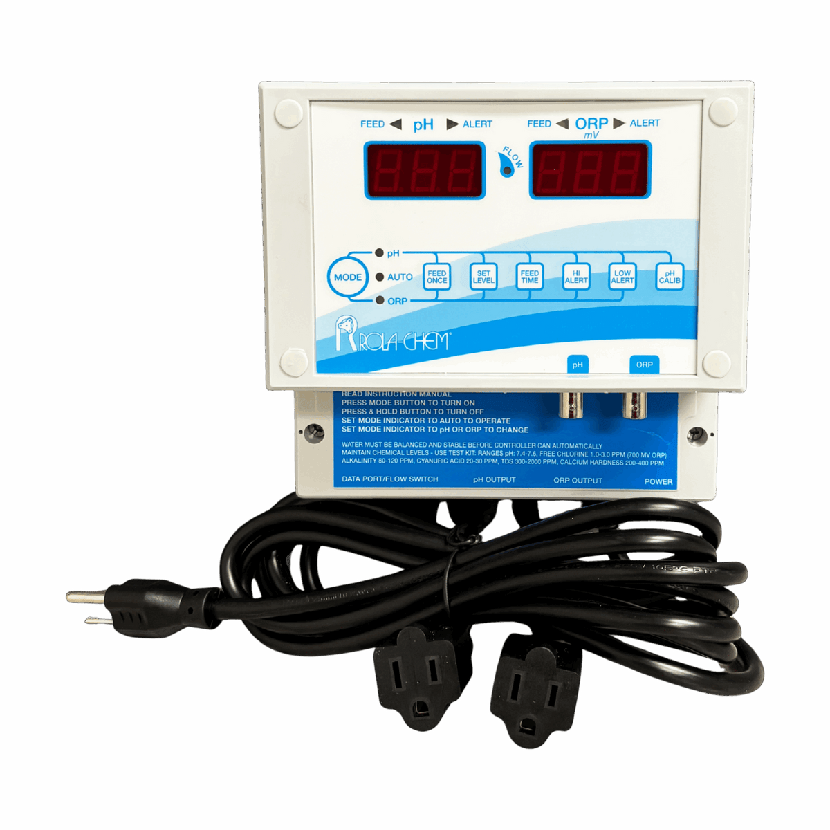Rola-Chem Digital Orp/Ph Controller w/ Flow Switch - 554000