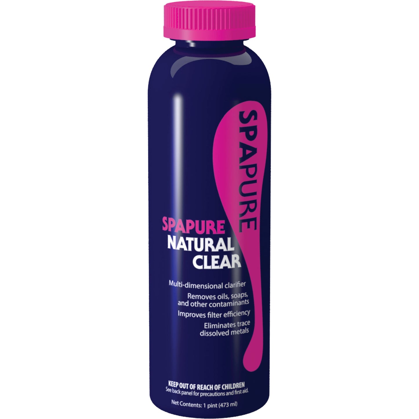 SpaPure Natural Clear Clarifier 16 fl oz Bottle 12/Case | C003403-CS40P