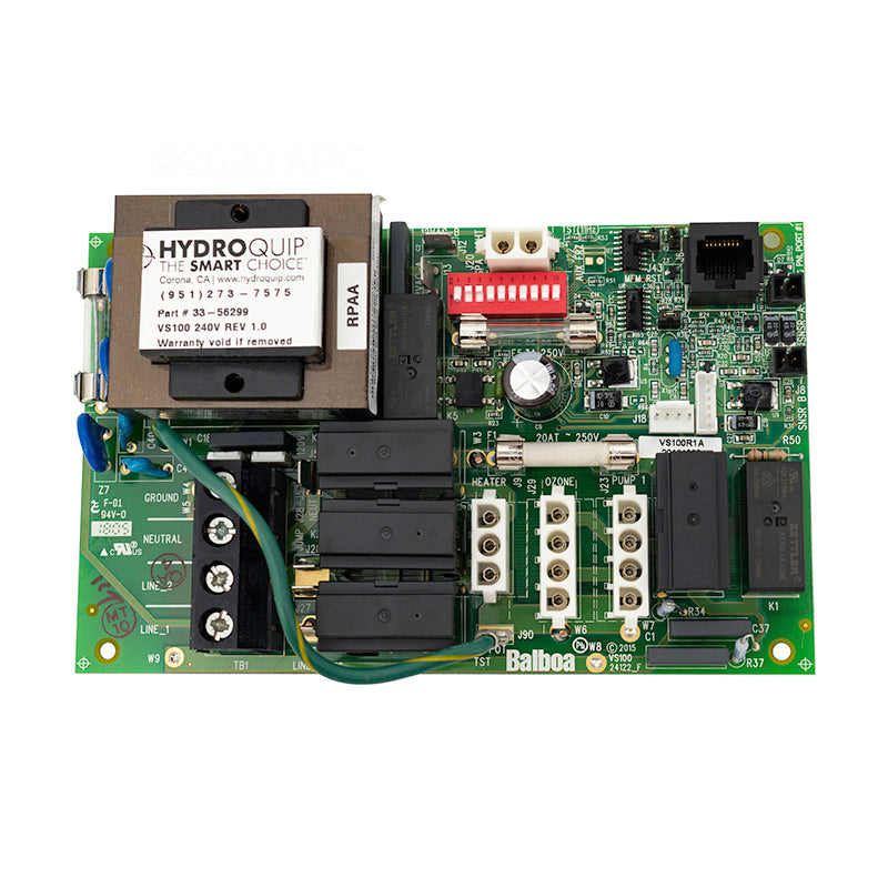 Hydro-Quip 240V Printed Circuit Board 56299 VS100 - 33-56299-K