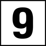 Inlays 5Ft Sr 5 W/Ft Depth Marker-Ceramic Black/White Skid Resistant 6" Depth Marker 5 Ft Skid Resistant 6In X 6In Ceramic | C620050