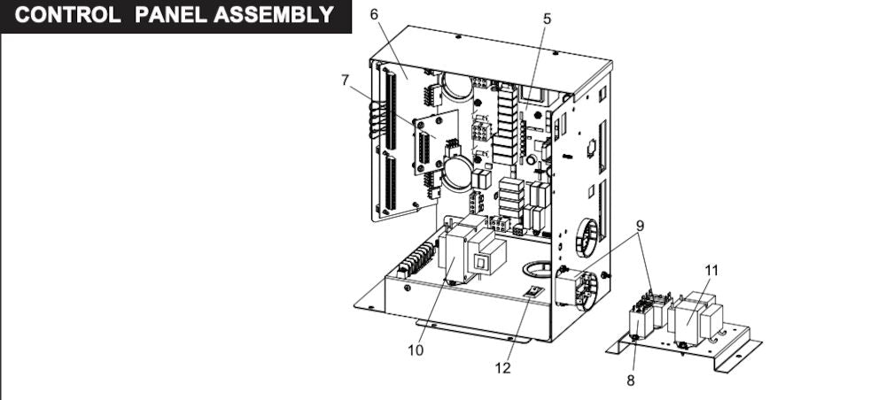 Zodiac CXi Asme Commercial Heater Liquid Propane 750K BTU with Cal Code CXI750PNCAL parts diagram