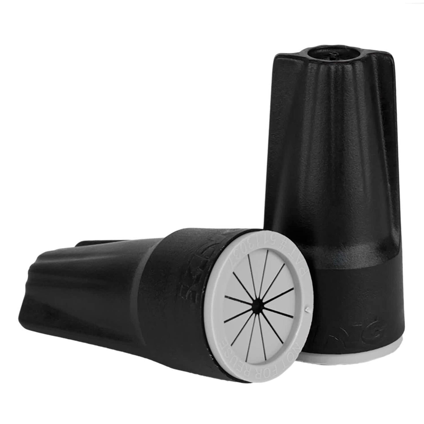 King Innovation Wire Connector, 600 V 22-8 AWG Copper/Copper Black/Gray 20/Bag | 61235