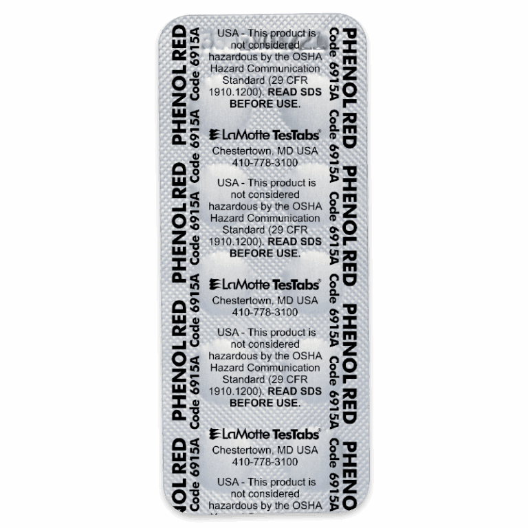 Lamotte Ph Phenol Red Testabs, 1000 Tabs | 6915A-M
