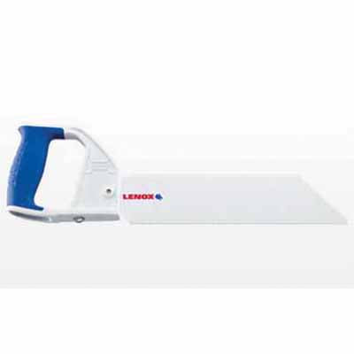 12" White Blue For Cutting PVC/ABS Plastic Hand Saw | LNX20985HSF12