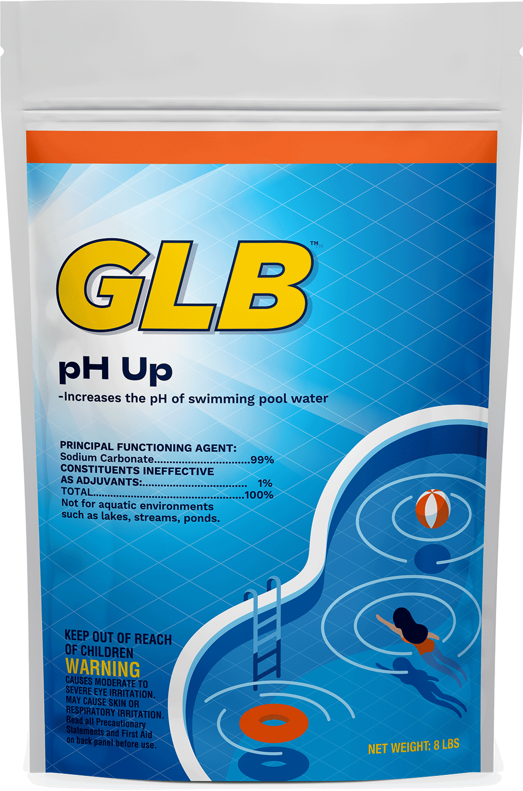 GLB pH Up 8 lb Bag 4/Case | 71255A