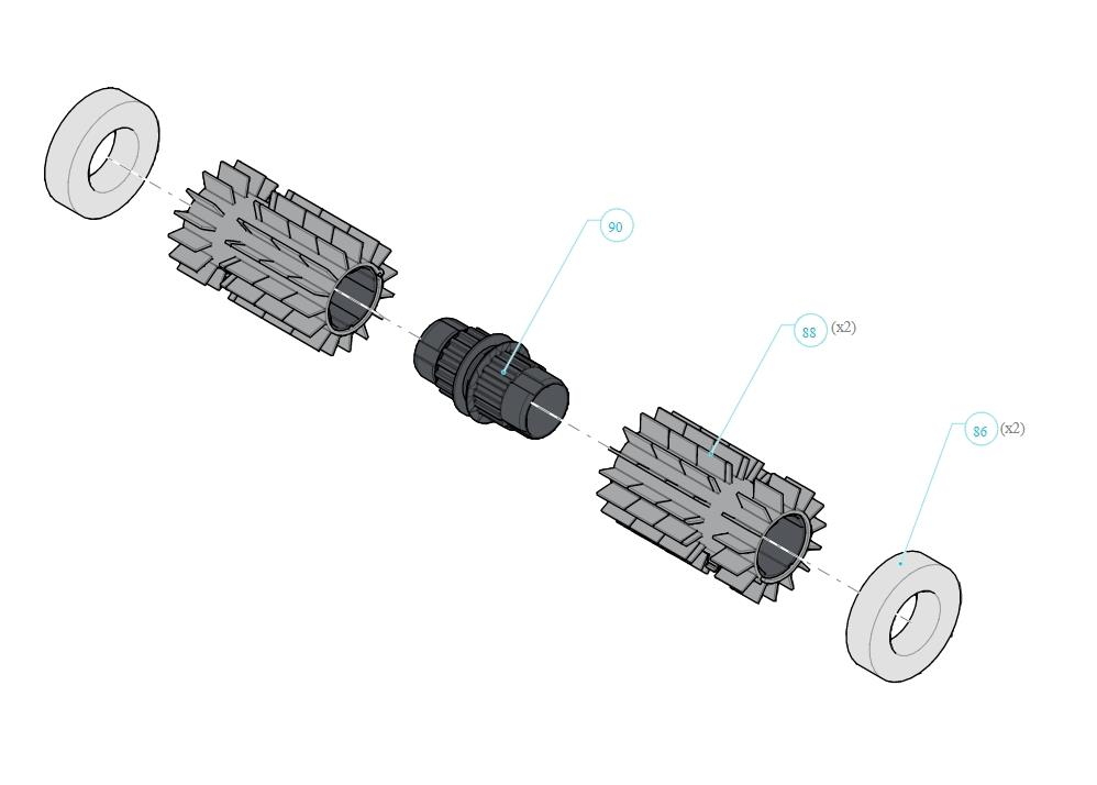 Maytronics Dolphin Explorer E70 Robotic Pool Cleaner 99996712-XP parts diagram