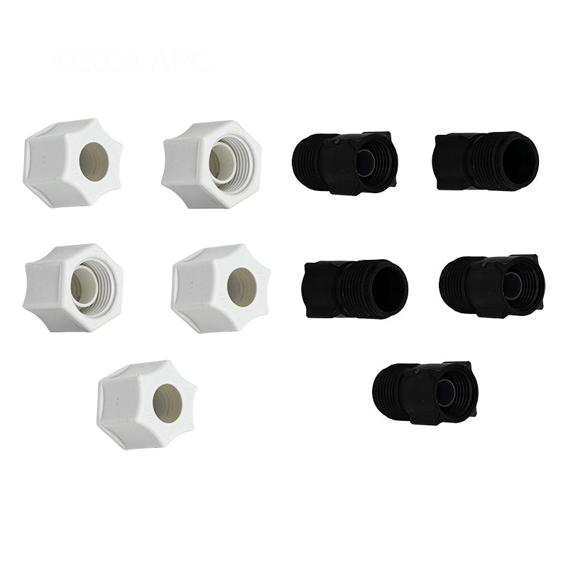 Stenner 3/8" Connecting Nut W/ Adapter (5 Pack) Sold As Each - MCADPTR