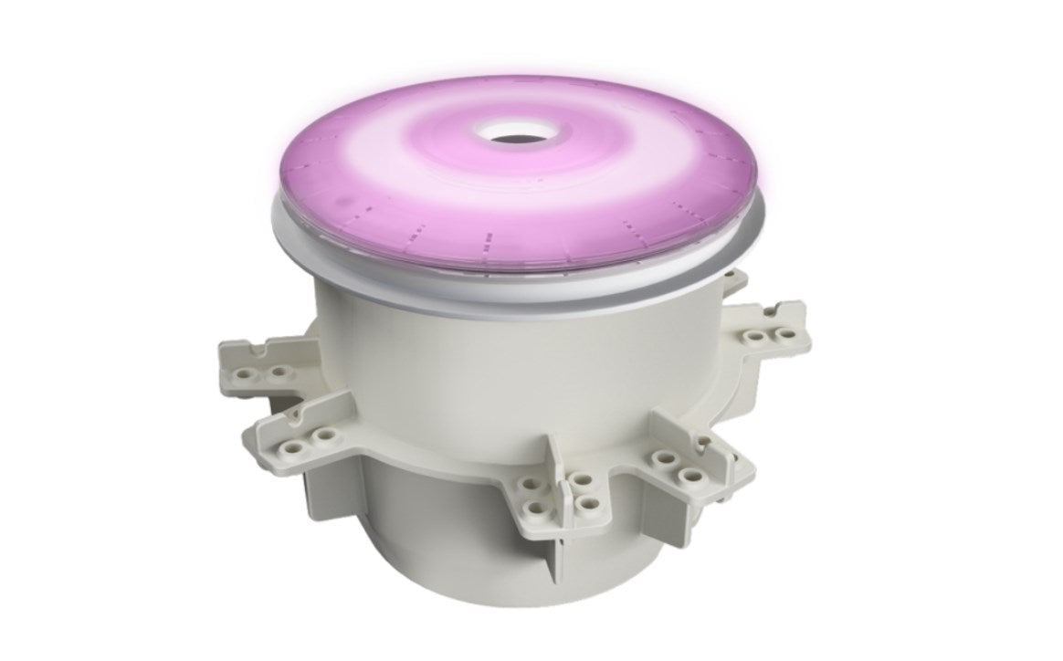 PAL Lighting 7-3/4" Multi-Color LED Bubbler with 80' Cord & Plug - 64-EGB-CGS-80