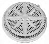 Pentair 8" Starguard Main Drains with 2" Side & 1-1/2", Bottom Vinyl Liner ABS Sump (2 pack), White | 500130