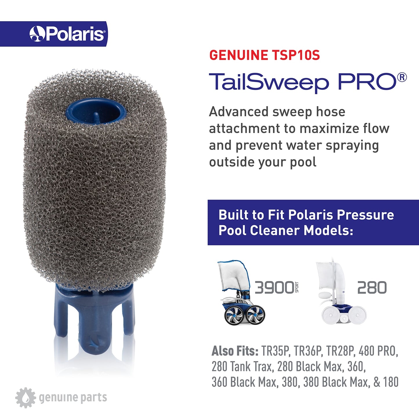 Polaris Tail Sweep Pro Strip Clip | TSP10S