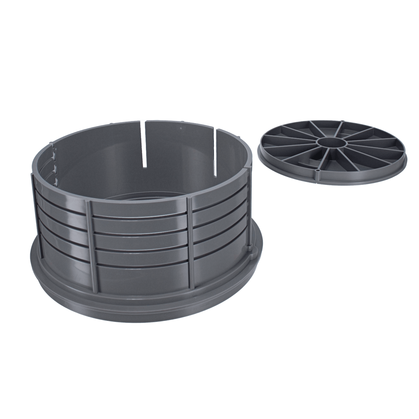 Paramount Lid and Ring F/Deck Can, Light Gray | 005252457008