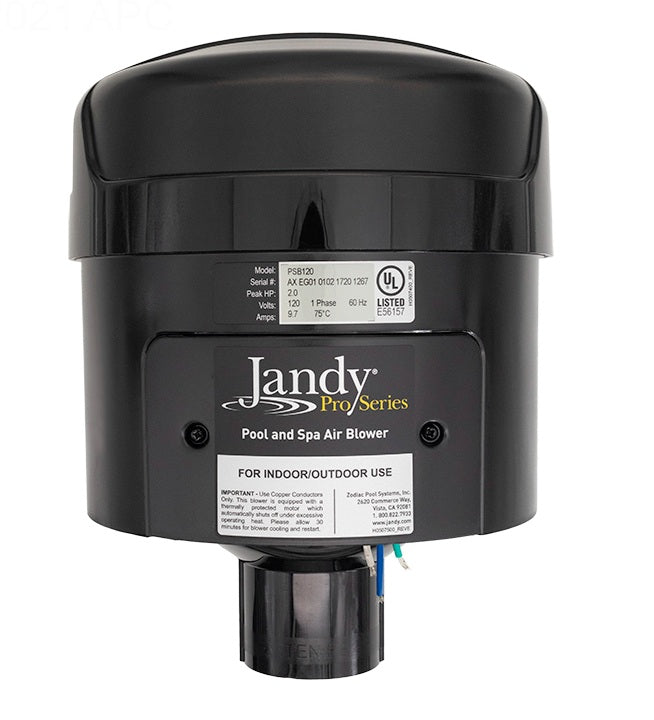 Jandy 2HP Spa Air Blower PSB120 120V