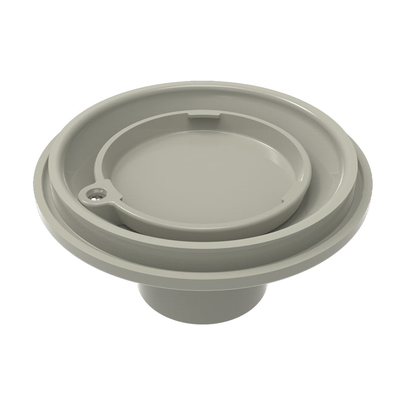 Color Match Adj Pebble Top Floor Inlet 2"S Light Gray - PTFR-03