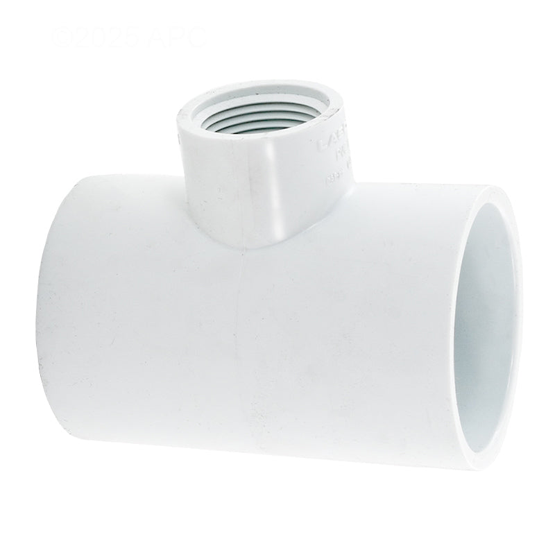 Westlake Pipe & Fittings Reducing Tee, 2 x 2 x 1" Slip x Slip x FPT White PVC Schedule 40 - 402249