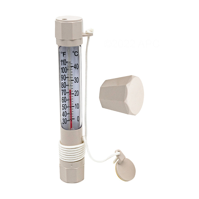 PENTAIR WATER POOL AND SPA INC SINK/FLOAT TUBE THERMOMETER #136 ABS E-Z READ | R141200