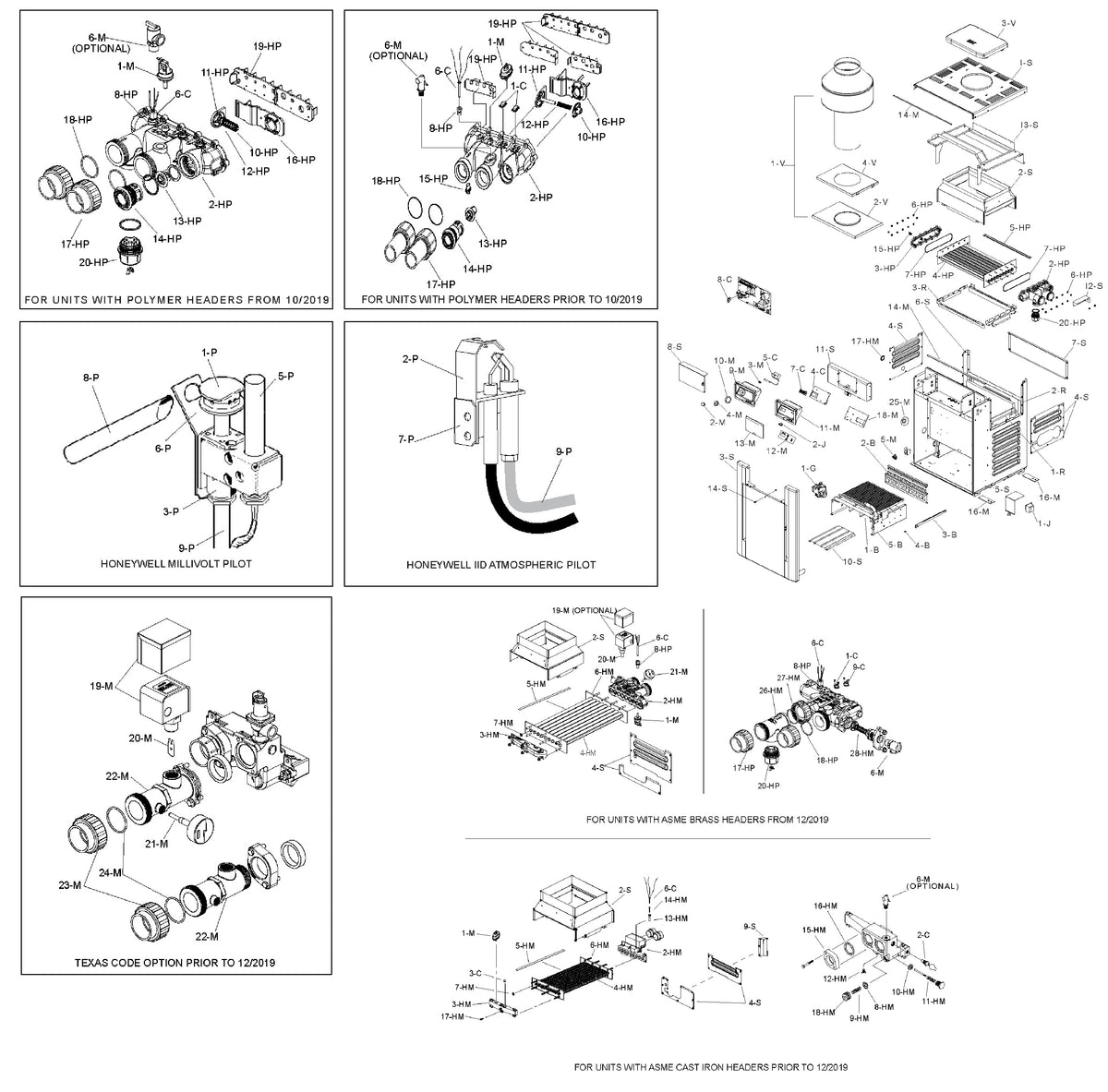 Raypak 206A Digital Natural Gas Heater #50 0-2K CU-NI 017399 parts diagram