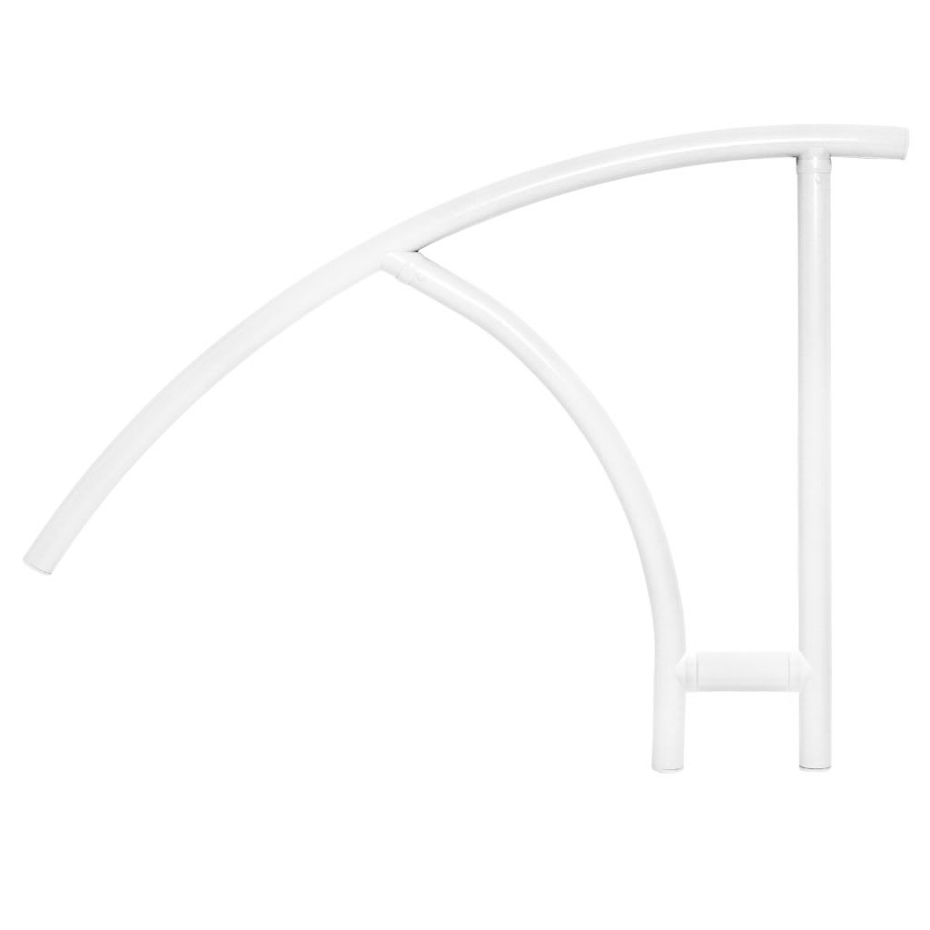 Saftron Triton Return-To-Deck Handrail 49"x36" White - CBTRTD-144-W