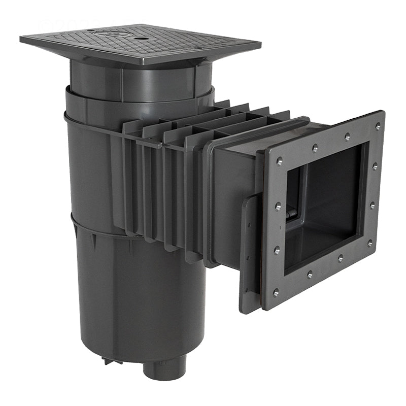 Hayward Automatic Skimmer with Sq Cover 2" FIP Dk Gray - SP1084DGR