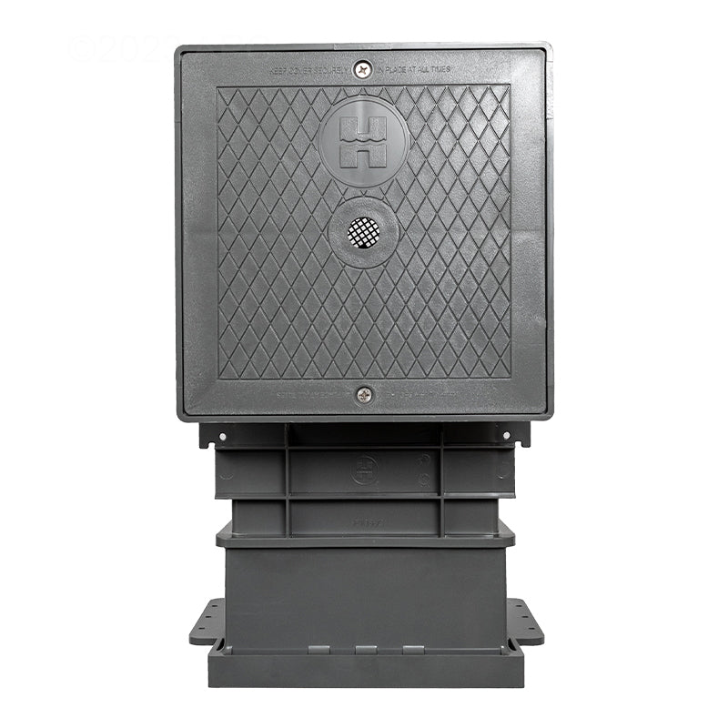 Hayward Automatic Skimmer with Sq Cover 2" FIP Dk Gray - SP1084DGR