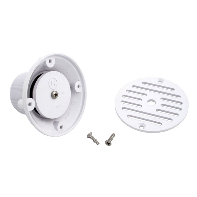 Hayward Wall/ Floor Inlet Fitting 1.5"FPTx2"MPT White - SP1424