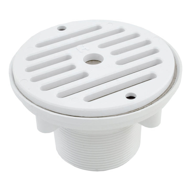 Hayward Hayward Adjustable Wall/Floor Inlet Fittings, 1-1/2" Socket x 2" MIP, White - SP1425S - SP1424S