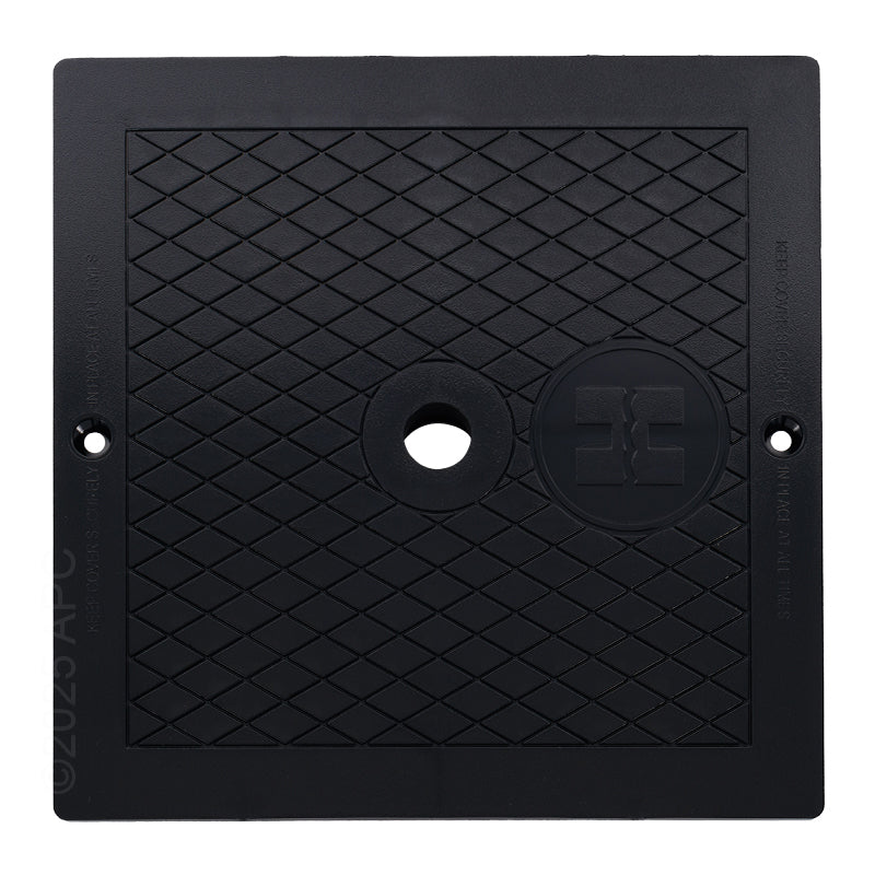 Hayward Cover Square, Deck Plate (black) - SPX1082EBLK