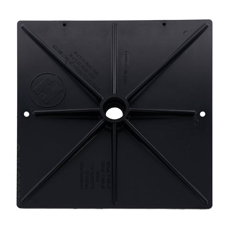 Hayward Cover Square, Deck Plate (black) - SPX1082EBLK