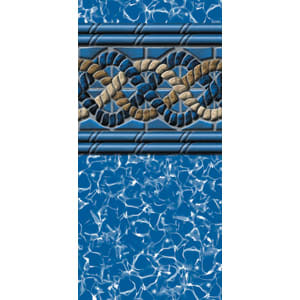 Swimline 18' Round Mystri Gold Unibead A/G Liner 54" Wall | LI1854MGU25