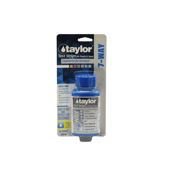 Taylor Test Strips 7-WAY - Free Chl/tota - S-1403-12