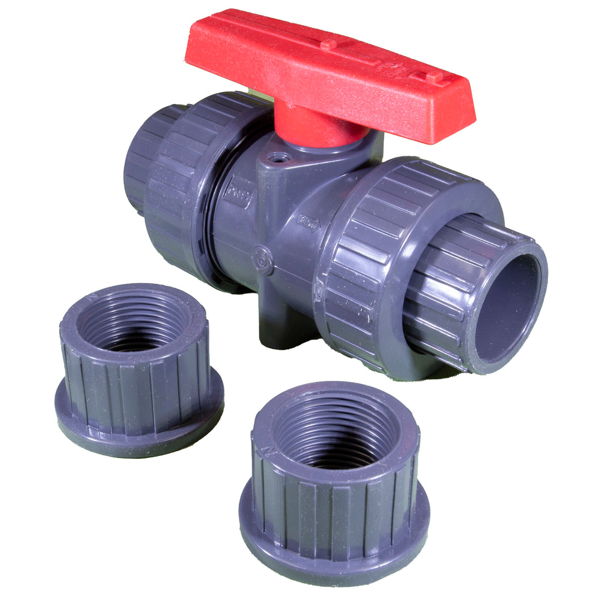 Hayward 1" PVC True Union Slpxthrd Ball Valve - TBB1010CPEG