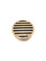 Val-Pak 3" Brass Deck Drain Grate V65-110